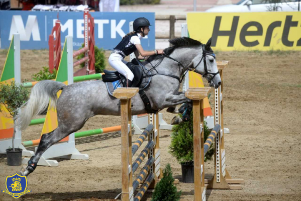 Margarita Ioannou 2 Yellow 1st place in the Greek Show Jumping Championship